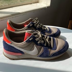 Nike Sneakers Orange/Gray/Blue